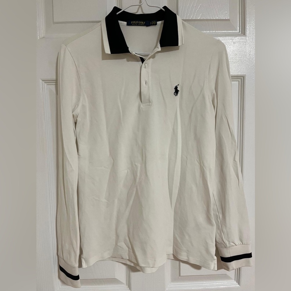 Polo by Ralph Lauren woman Cream Long Sleeve Polo